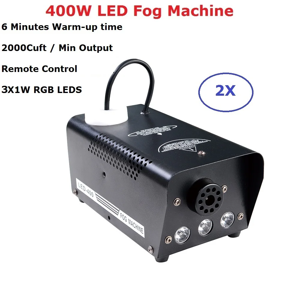 

Mini 400W RGB Wireless Remote Control Fog Machine Pump Dj Disco Smoke Machine For Party Wedding XMAS Stage Fogger Machine