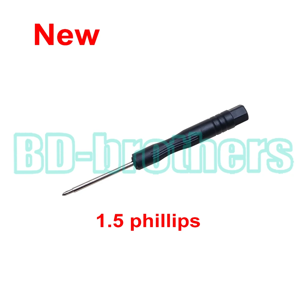 New Stype Black 1.5 phillips Screwdriver Cross Screw Driver Repair Tool for Samsung Phone Toy Repair 3000pcs/lot