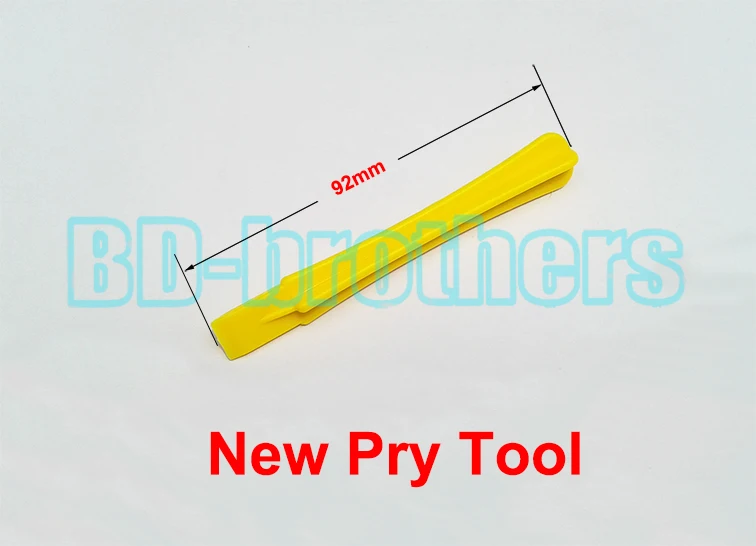 

Yellow Pry Tool Plastic flathead Straight Cross Prying Tools Crowbar Opening Tool Spudger for Open Cell Phone Repair 5000pcs/lot