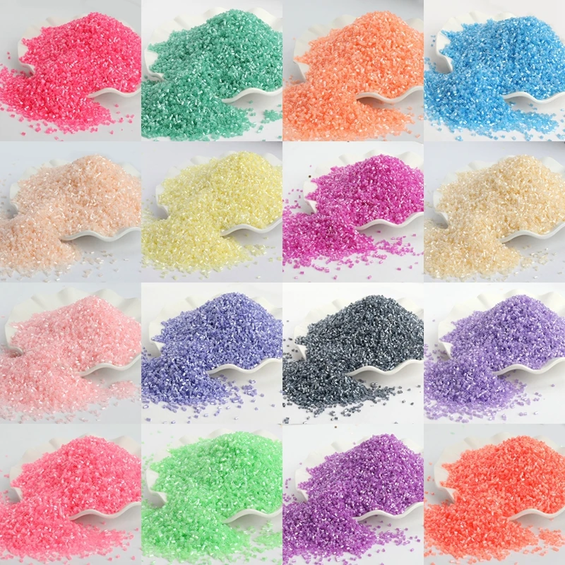 700pcs/lot 2x3mm Candy Cream Color Long Tube Beads Czech Glass Sand Beads For Kids Handmade Jewelry Making DIY Fit