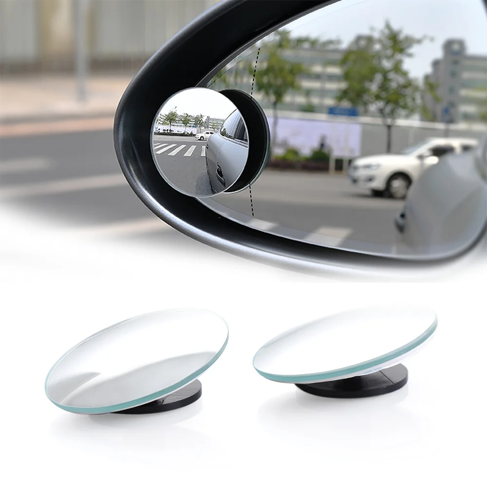 360 Rotatable Car Blind Spot Mirrors for parking safety For VW polo passat golf 4 5 6 jetta mk6 tiguan Gol CrossFox Eos Scirocco