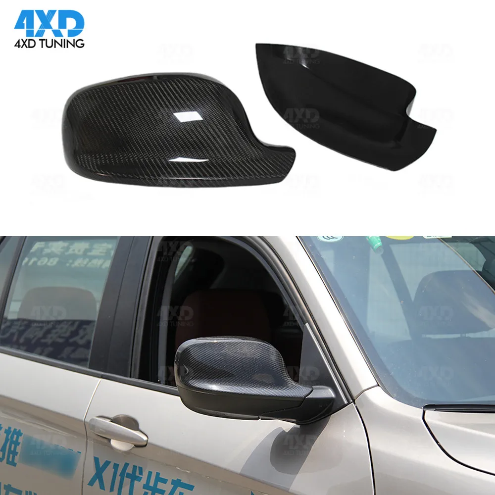 

X3 F25 side Mirror cover For BMW X1 E84 Carbon Fiber Mirror Cover caps Replacement & Add On style 2010 2011 2012 2013