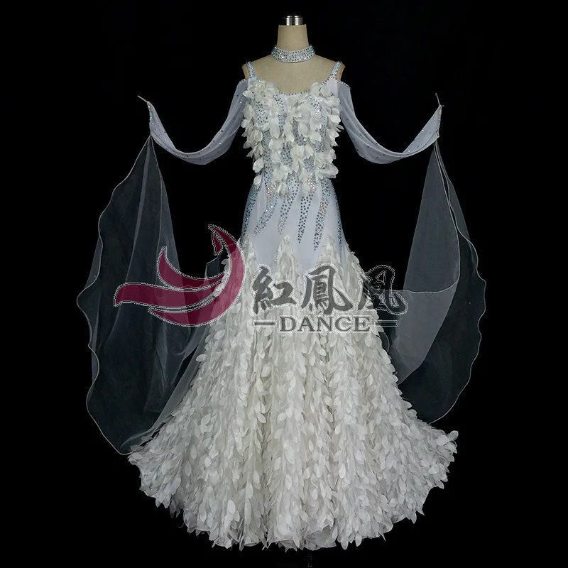 

High-end International Standard Ballroom Smooth Dance Competition Dress, /Ballroom Standard Tango Waltz Dance Dress