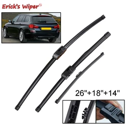 Erick's Wiper LHD Front & Rear Wiper Blades Set For BMW 5 Series F11 2010 - 2016 Windshield Windscreen Window Brushes 26