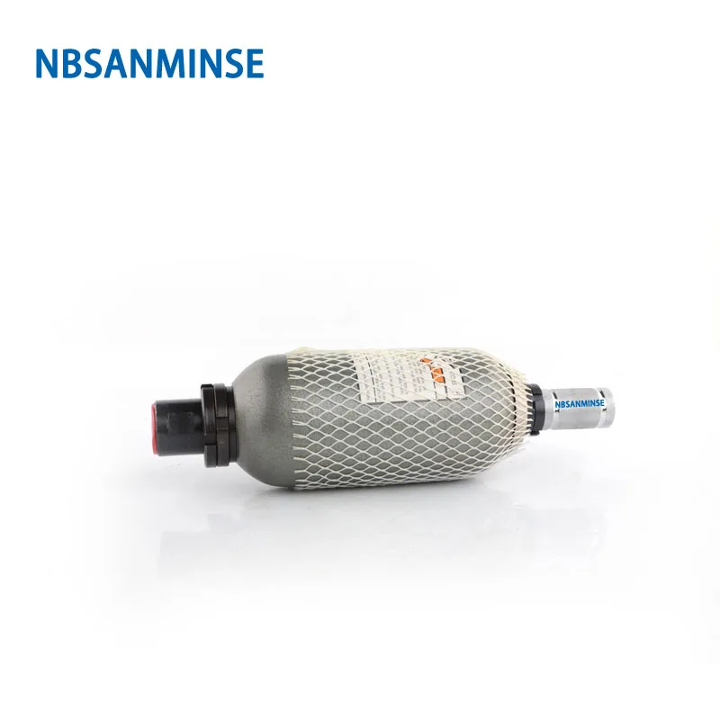 

NBSANMINSE NXQ 0.4 ~ 1L Bladder Accumulator High Pressure 31.5Mpa Thread Connection Hydraulic Accumulator absorber