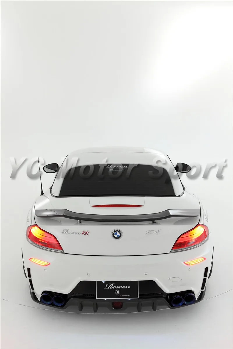 Car Accessories FRP Fiber Glass Rear Spoiler Fit For 2009-2013 Z4 E89 RW White Wolf Edition Style Trunk Spoiler Rear Wing