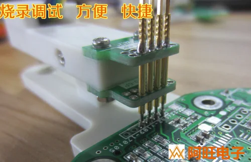 Fixture Debugging and Downloading of Burning Program Spring Needle Spacing 2.0mm-4P STM32 STC 4 Feet