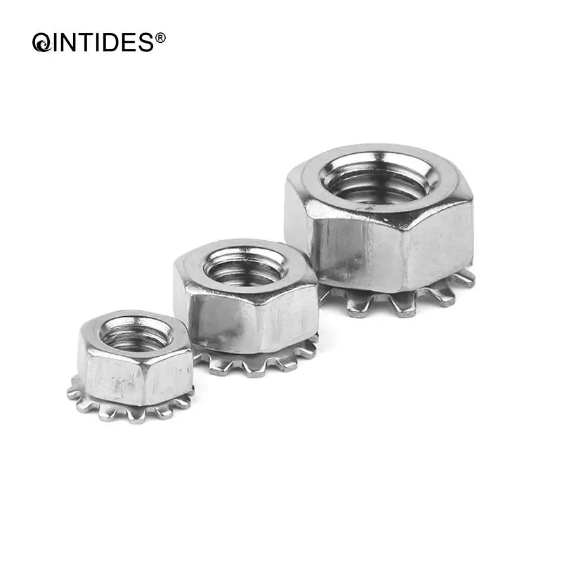 QINTIDES M3 M4 M5 M6 M8 M10  K nuts 304 Stainless Steel nuts K-Cap nut Multi-tooth / Flower Nut