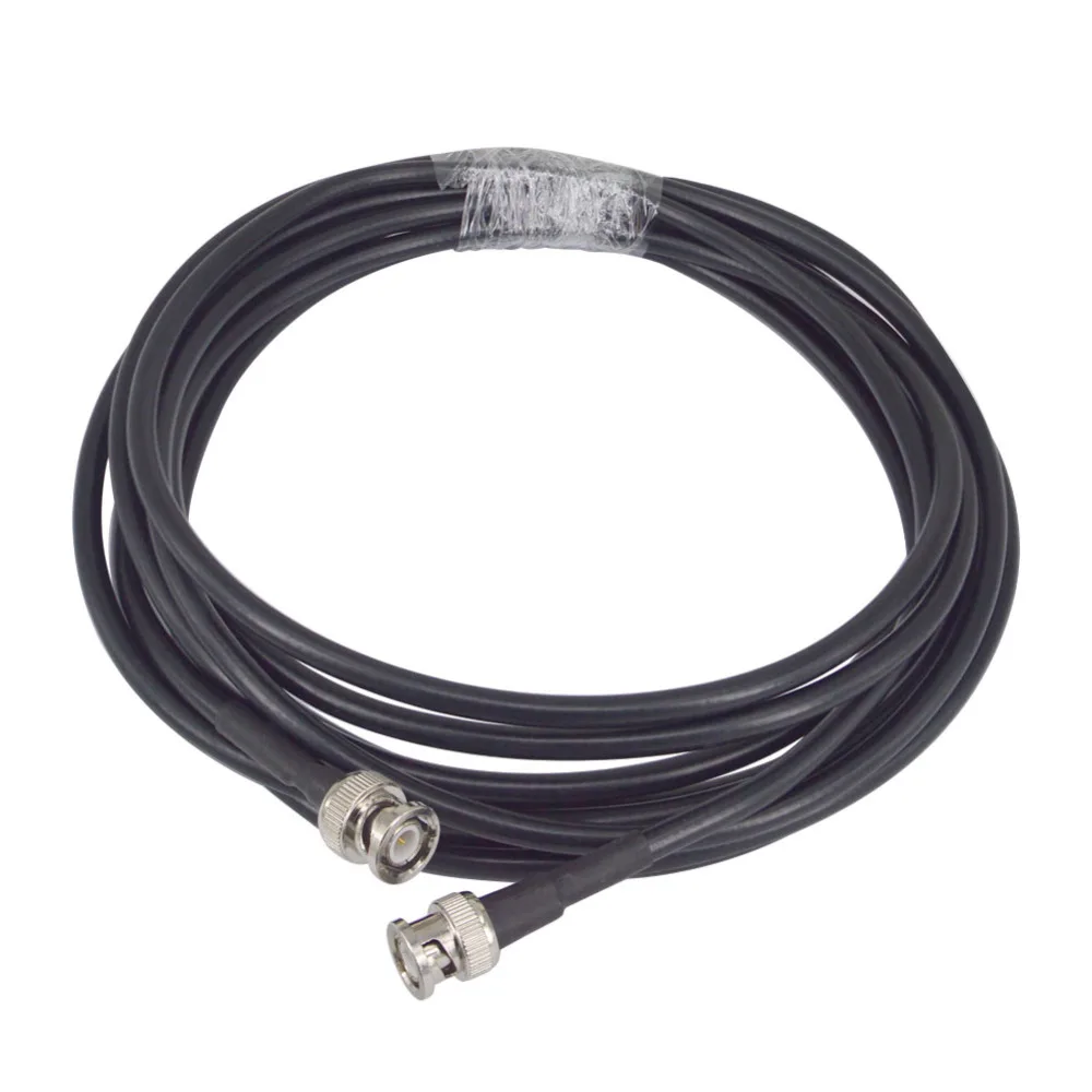 RG8X Coax Coaxial Antenna 5M 2M Cable BNC Male to BNC Male Connectors 50 OHM Jumpers Amateur CB Radio Antenna Cable Wire