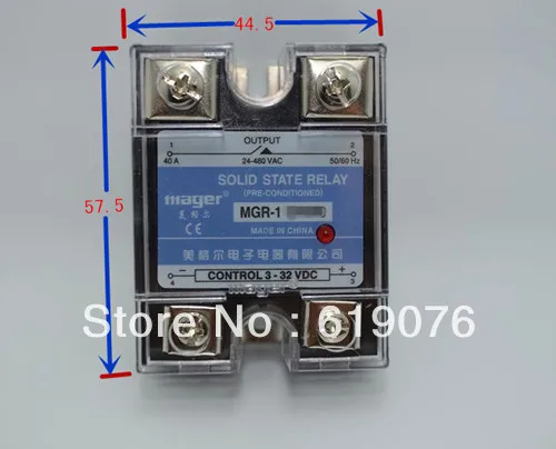 Mager  SSR 80A  DC-AC Solid state relay  Quality Goods  MGR-1 D4880