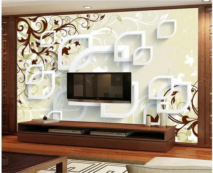 

beibehang HD 3D stereoscopic flower vine murals TV backdrop wallpaper living room bedroom murals wall papel de parede wall paper