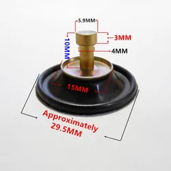 PD24J carburetor GY6-125 ~ 150CC small diaphragm shutoff valve (Coarse-axis) is suitable for four-stroke scooters