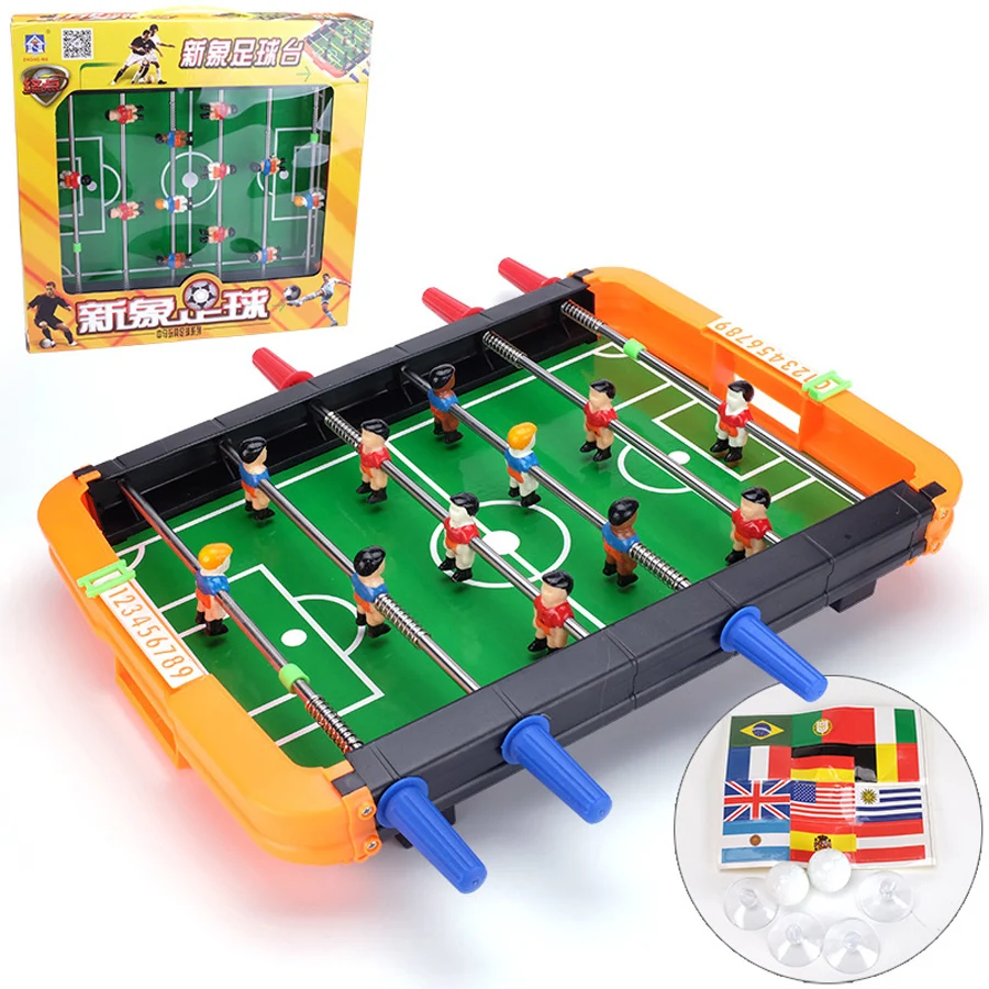 Kids Children Table Football Machine Desk Soccer Toys Outdoor Camping Hiking Tools Entertainment Mini Table Game 6/8 Shots Gifts