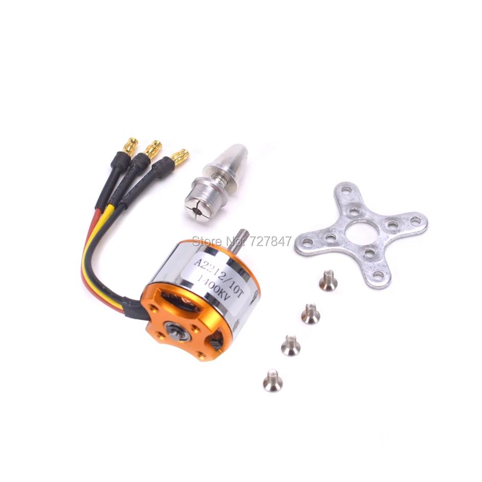 40A Brushless ESC A2212 2212 1400KV / 2200KV Motor MG90S Servo Metal gear Digital 9g for RC Fixed Wing Plane Helicopter