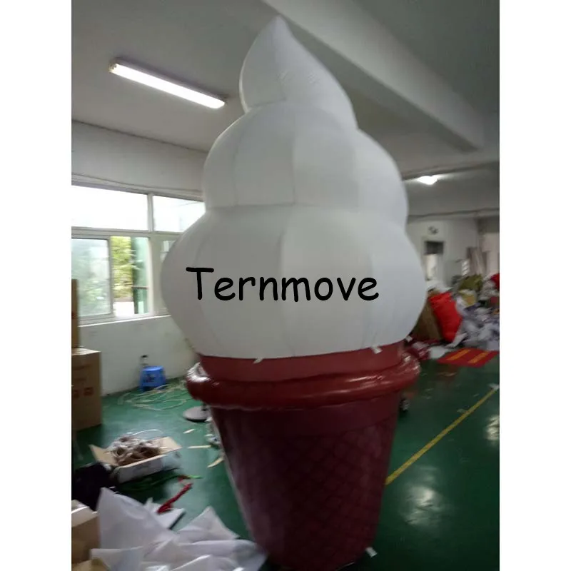 inflatable ice cream cone for event summer party giant inflatable ice cream cone model for shop advertising display