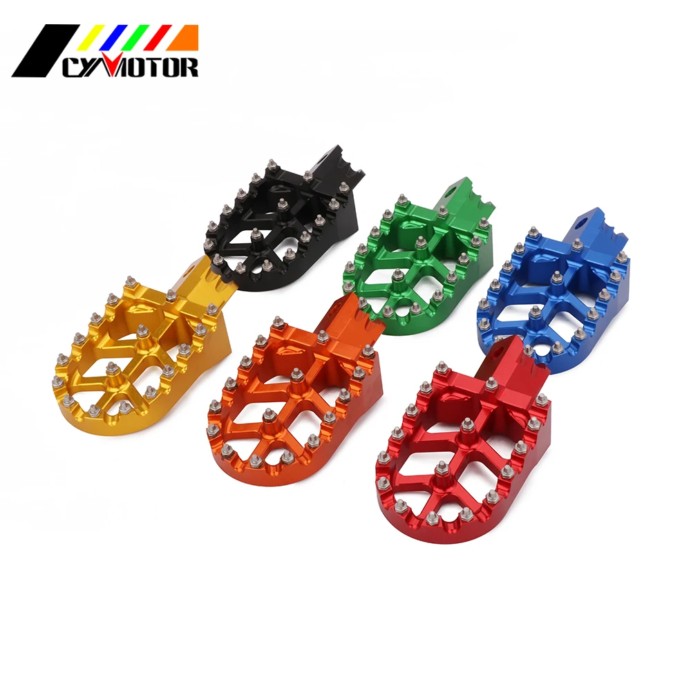 

Motorcycle CNC Foot Pegs Footpegs Pedals Rests For Explorer Braaap Atomic Pitpro Pitster Pro SDG DHZ SSR Piranha Coolsterand