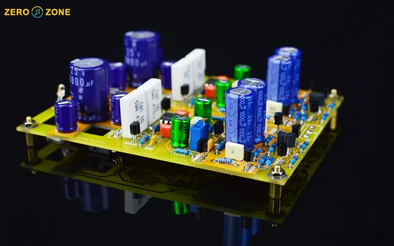 HV11 fully discrete direct coupled amplifier board without feedback