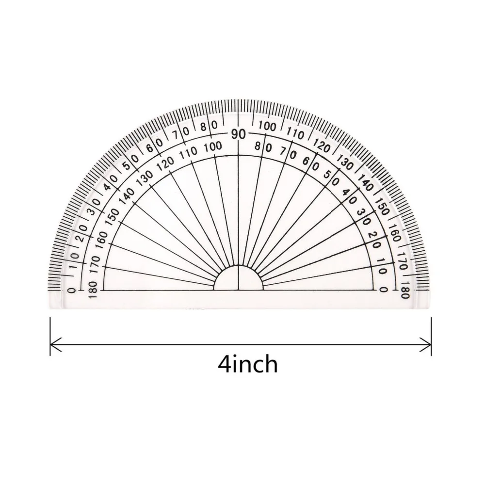 Student Drawing Compass Math Geometry Tools Protractor Angle Measurement (1 Compass +2 Protractor)