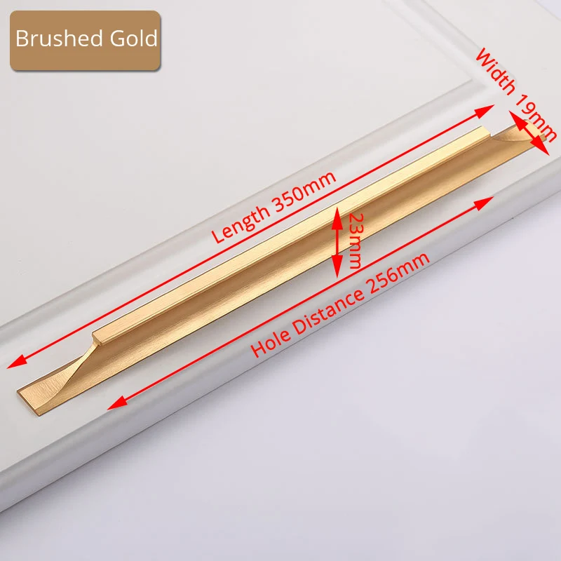 KAK Amerikanischen Stil Schwarz Schrank Griffe Gold Solide Aluminium Legierung Küche Schrank Zieht Schublade Knöpfe Möbel Griff Hardware