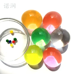 60pcs/lot 9-12mm Big Crystal Soil Mud Hydrogel Gel Kids Toy Water Beads Growing Up Orbiz Water Balls Wedding Home Decoration