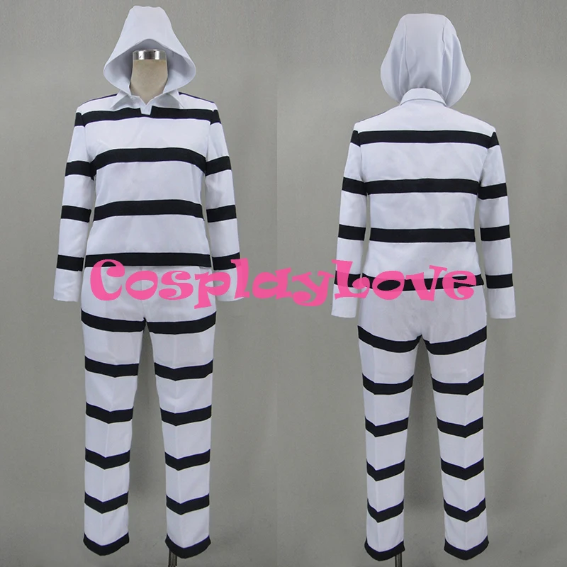 New Custom Made Japanese Anime Kangoku Gakuen Prison School Joji Nezu Cosplay Costume With Hat High Quality Halloween Christmas