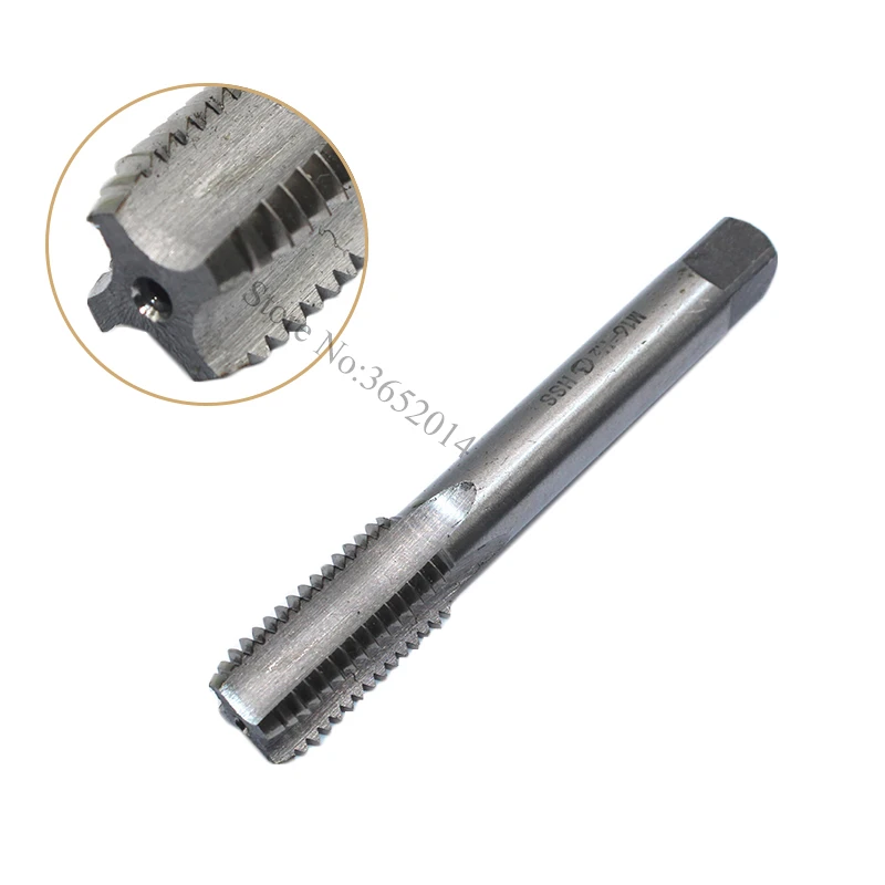 1PC M16 HSS Tap Straight Flute Machine Screw Tap M16X1 M16X1.25 M16X1.5 M16X1.75 Right Thread Metric Tap Drill Machine MetalTool