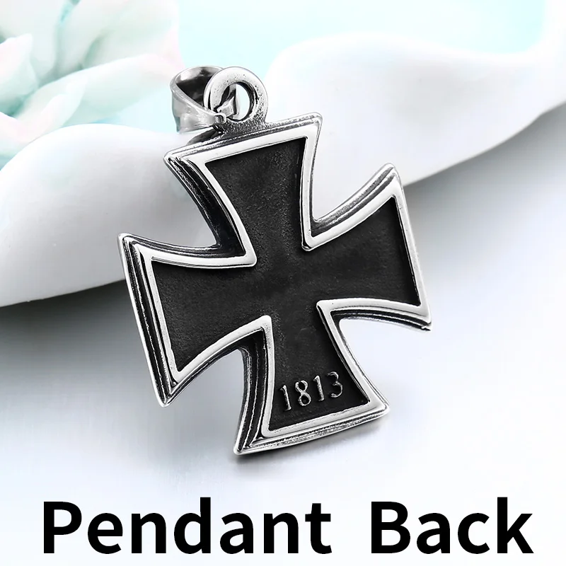 Beier New Store 316L Stainless Steel Pendant Necklace Vintage Cross Pendant Charm Men\'s Pendant High Quality Gift LLBP8-250P