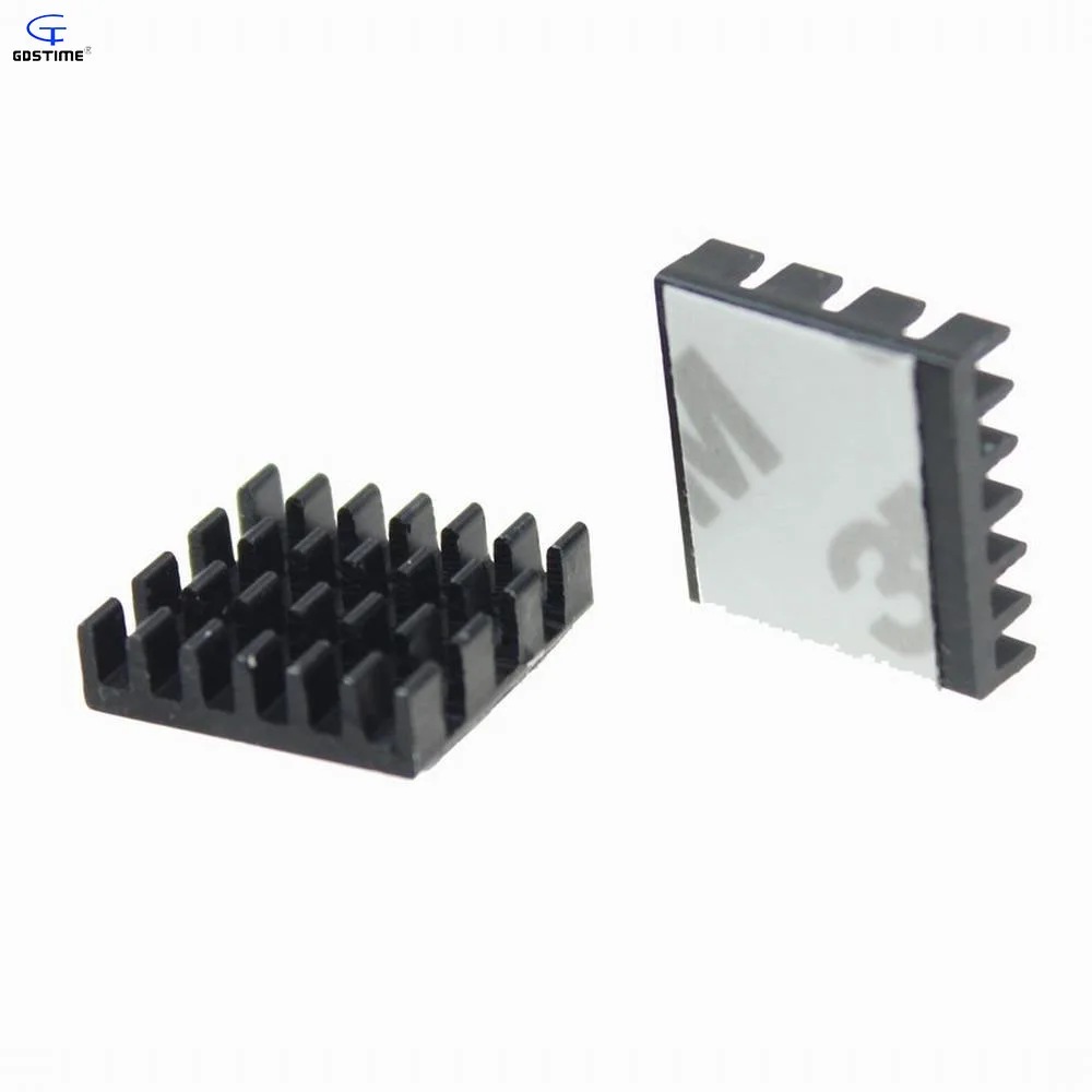 

Gdstime 500pcs 18x17x5mm Aluminum Heatsinks IC Chips VGA RAM Cooling Cooler Heat Sink 18mm x 17mm x 5mm
