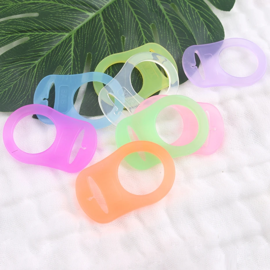 

Bite Bites 20PC Food Grade Silicone Baby Pacifier Mam Dummy Chain Holder Pacifier Clip Colorful Nurse Gift Baby Teether