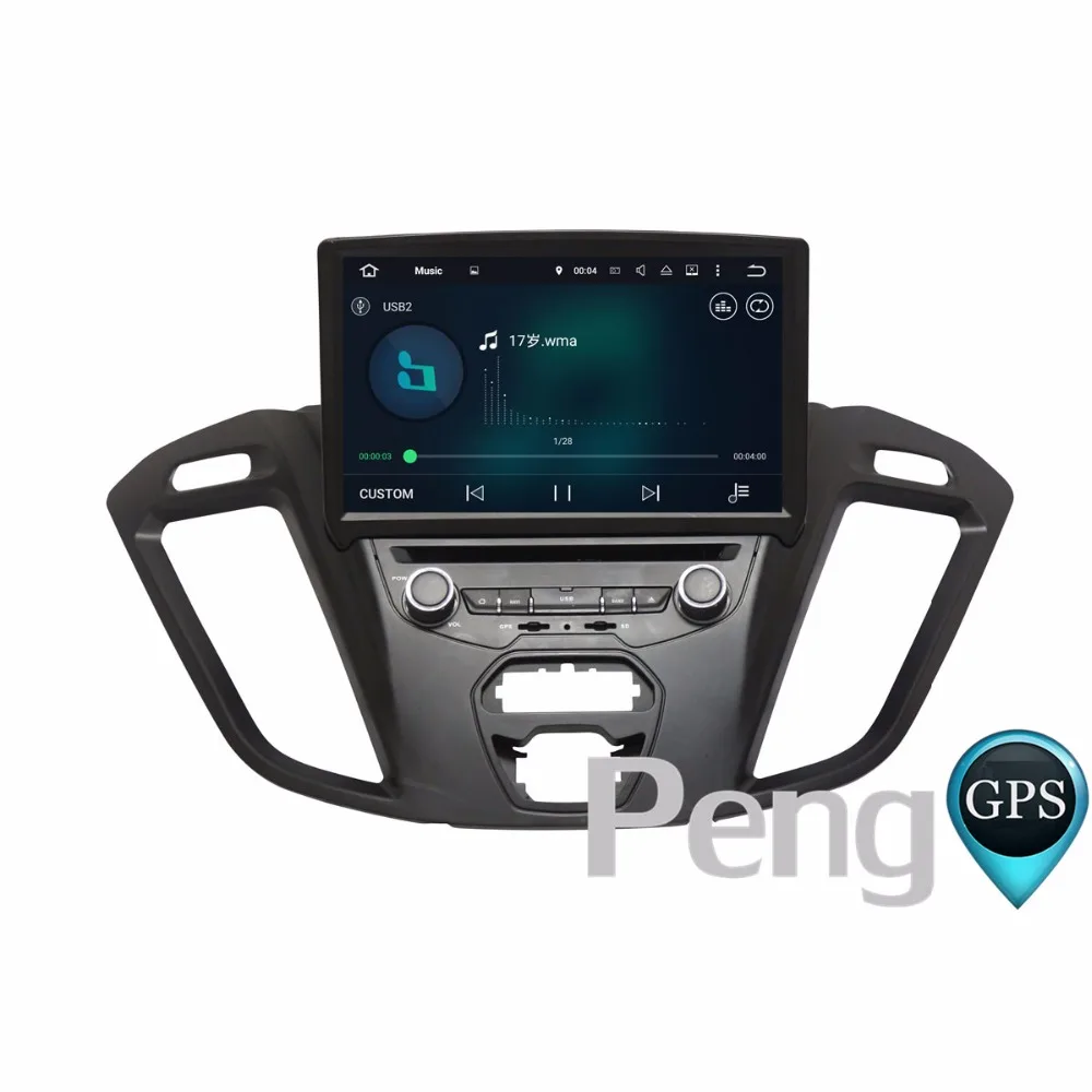 Octa Core Player 2 Din Stereo Android 13 Car Radio for Ford Transit 150/250/350/350hd GPS Navigation Autoradio Headunit