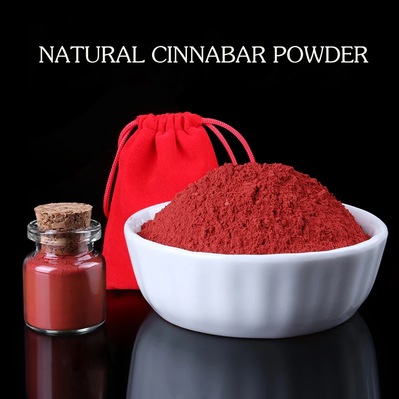 Pure natural cinnabar powder, raw ore, cinnabar powder, transshipment of evil spirits