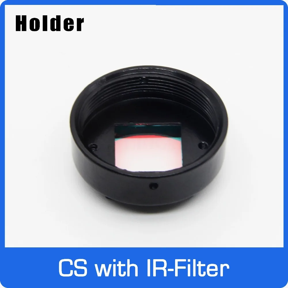 

CS Mount Holder Full Metal with 650nm IR Filter For CS Lens Support 20mm Hole Distance PCB Board Module or CCTV Camera