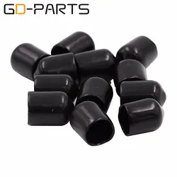 GD-PARTS 12PCS Noir Silicone RCA Jack Protector Cover Dust Verde Caps pour TV Amplificateur Haut-Parleur CD sur mesure inquiétant