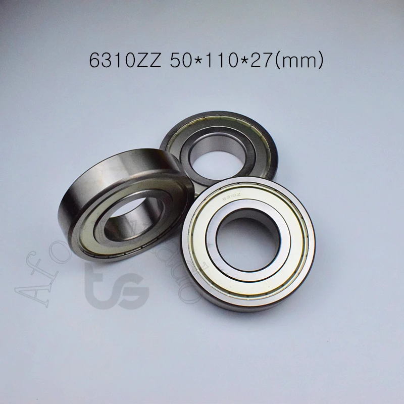 6310ZZ 50*110*27(mm) 1piece bearing abec-5 Metal sealed bearing Thin wall bearing 6310 6310ZZ chrome steel bearing