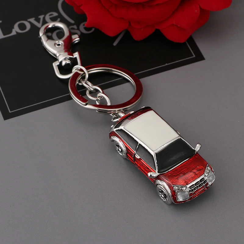 Fashion alloy car key chain pendant charm women handbag crystal pendant small luxury car accessories ysk072 model