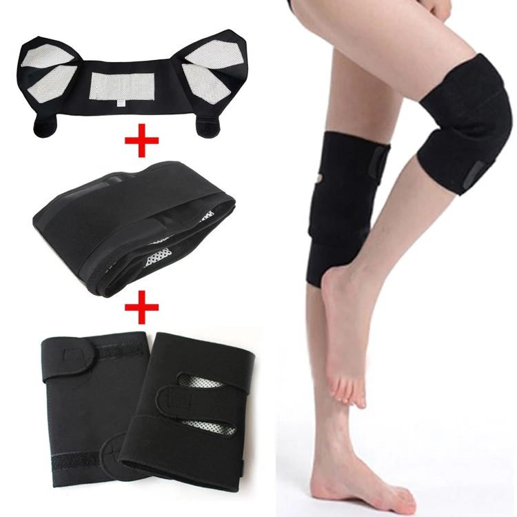 Free Shipping 14 pcs/set Tourmaline Magnetic Therapy Self Heating Massage Belt Tormaline Belt For Keeping Warm & Relieve Pain