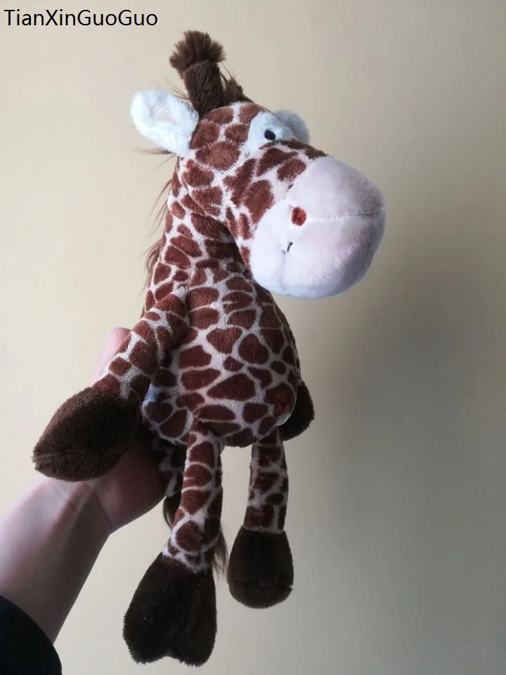 

about 35cm cartoon giraffe plush toy jungle giraffe soft doll pillow toy Christmas gift b1457