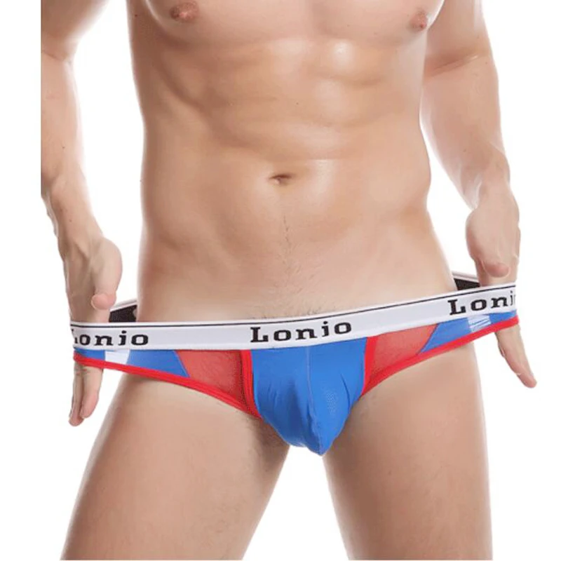 남성끈팬디 Men Underwear Translucent Pouch Thong Color Matching Masculina Culotte Homme Sexy Tangas De Homrbre Herren Mini Slip