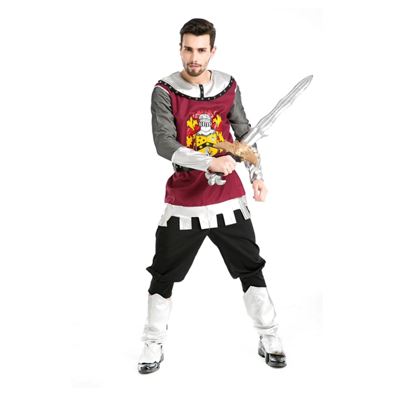 

2015 Halloween Male Knight Rome Corner Fighter Clothing Male Uniform Warrior Cosplay Costumes