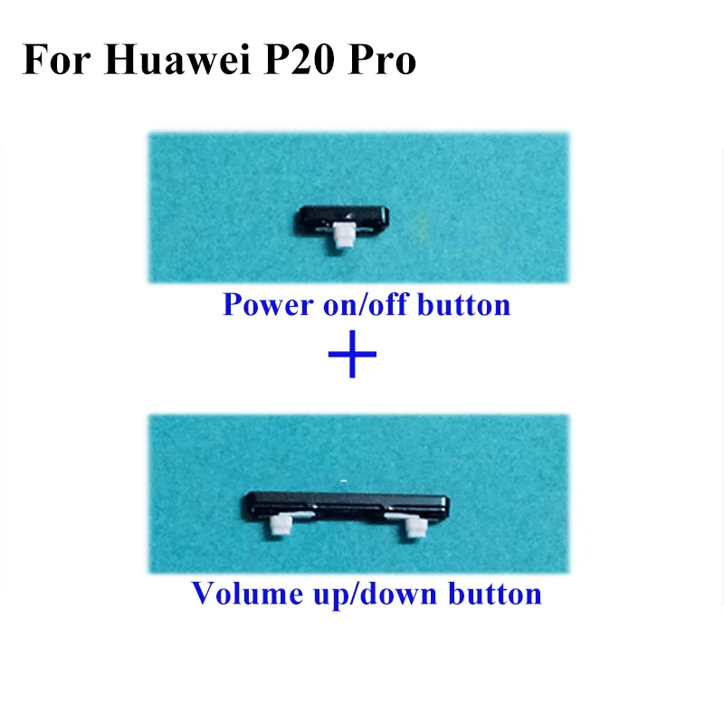 Side Button For Huawei P20 Pro P 20 Pro P20PRO  Power On Off Button + Volume Button Side Button Set Replacement Repair