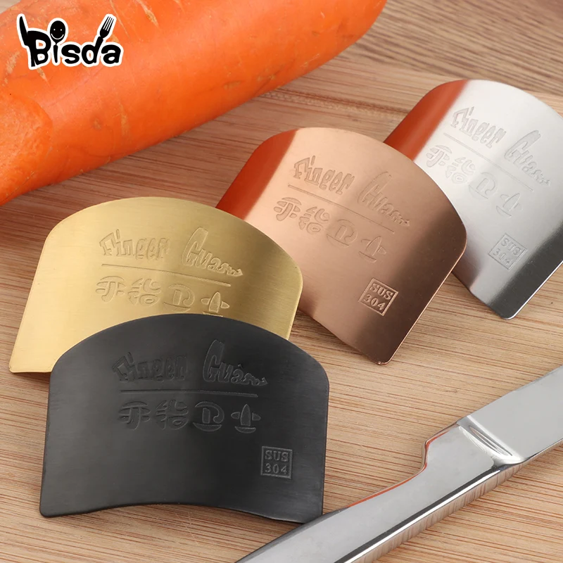 Stainless Steel Finger Guard for Chop, Safe Slice, Not Hurt Finger Cut, Hand Protector, Finger Protection Tool, 2Pcs