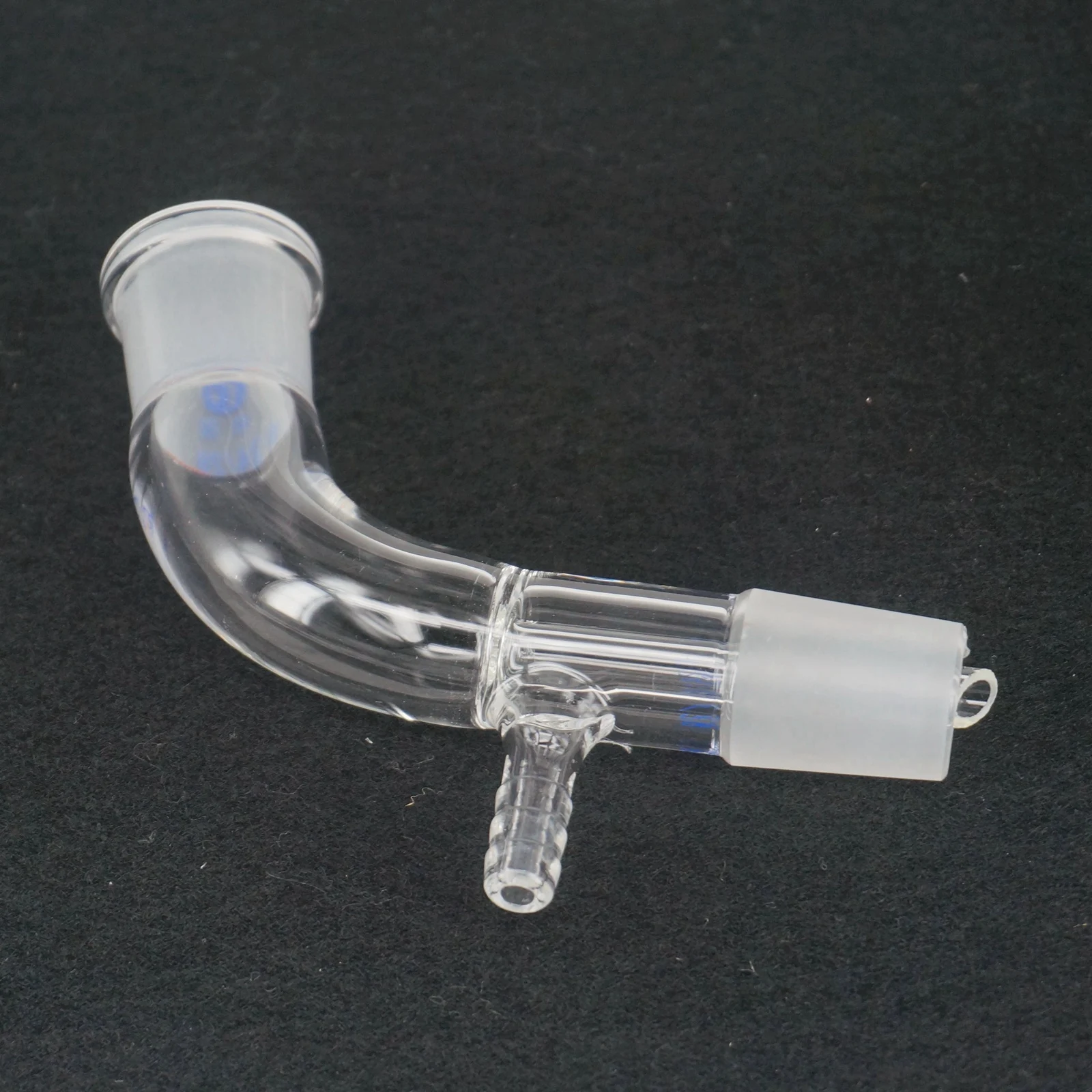 Récepteur de vide en verre de laboratoire, Joint 24/29, coude à 105 degrés, adaptateur de démontage, tête de Distillation