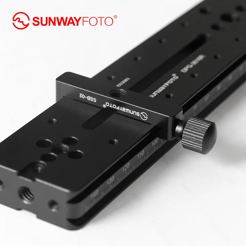 SUNWAYFOTO SSB-02 DSLR Camera Tripod Quick Release Plate Arca Mini Clamp for L Plate with 1/4 Screw Hole