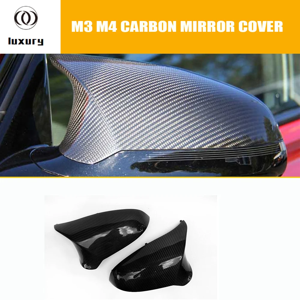 Replaced Style Carbon Fiber Side Mirror Cover Cap for BMW F87 M2C F80 M3 F82 F83 M4 2014 - 2020