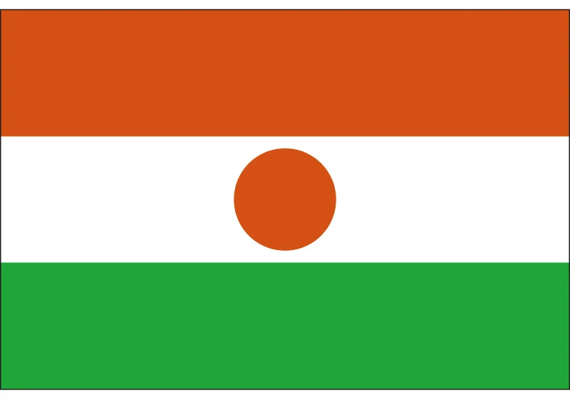 Niger National Flag 90*150cm/60*90cm/15*21cm 3x5ft Printed Banner with Brass Metal Holes   Car Flag