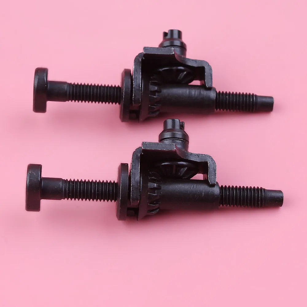 Tornillo tensor de Ajustador de cadena, pieza de repuesto para motosierra Husqvarna 340, 345, 350, 351, 346XP, 2 uds./lote