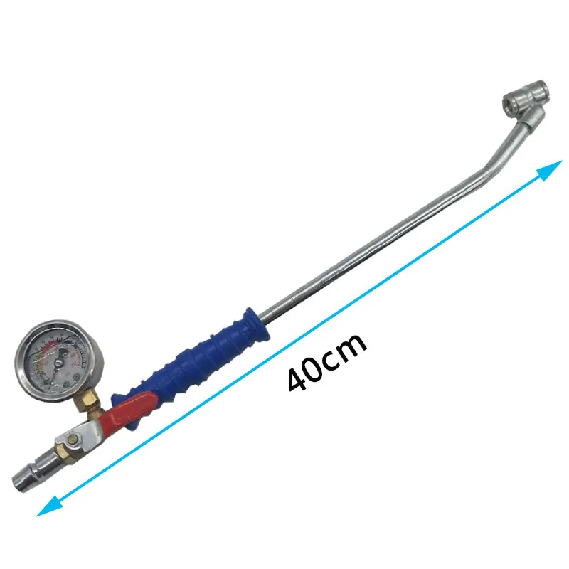 Nowy 1 szt. Wskaźnik ciśnienia w oponach do szybkiego nadmuchiwania ciśnienia z przełącznikiem zawór do nadmuchiwania opon samochodowych