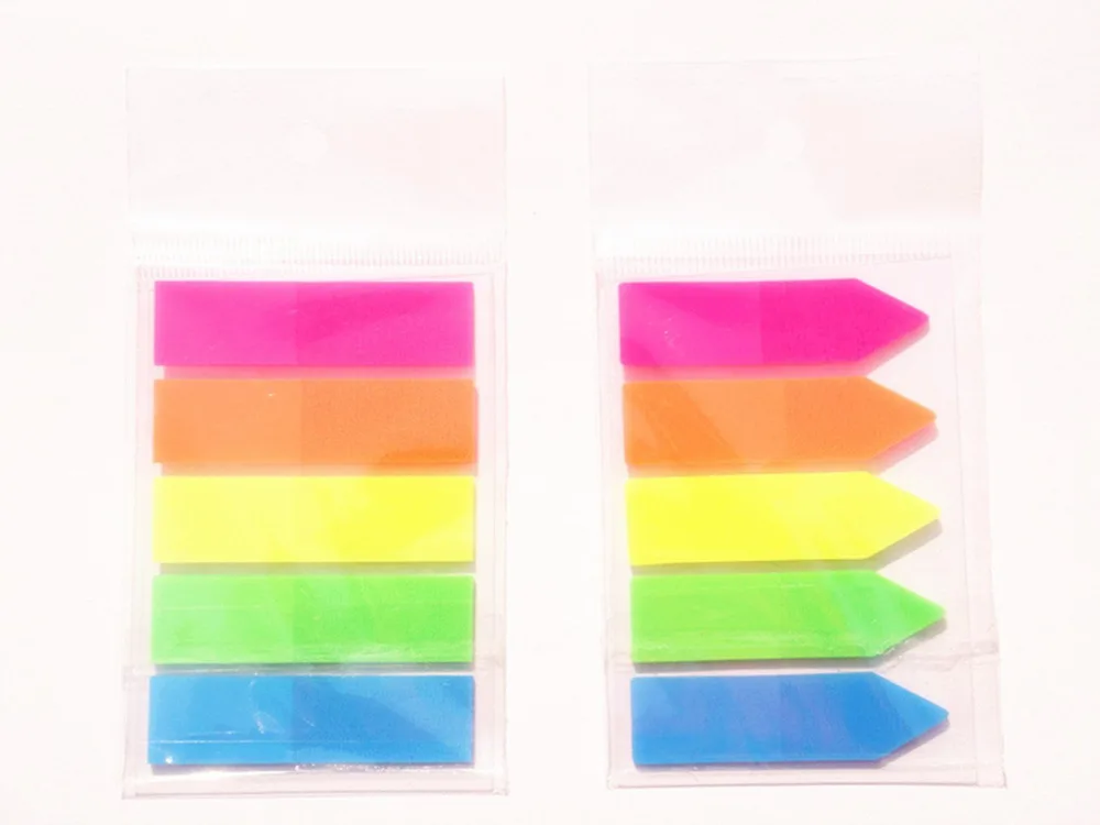 2 шт./упаковка, флуоресцентные маркеры-индексы