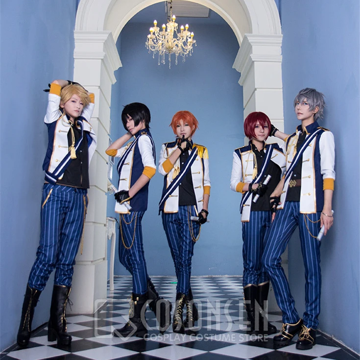 

COSPLAYONSEN Ensemble Stars Knights Tsukasa Suou Izumi Sena Leo Tsukinaga Arashi Narukami Ritsu Sakuma Cosplay Costume