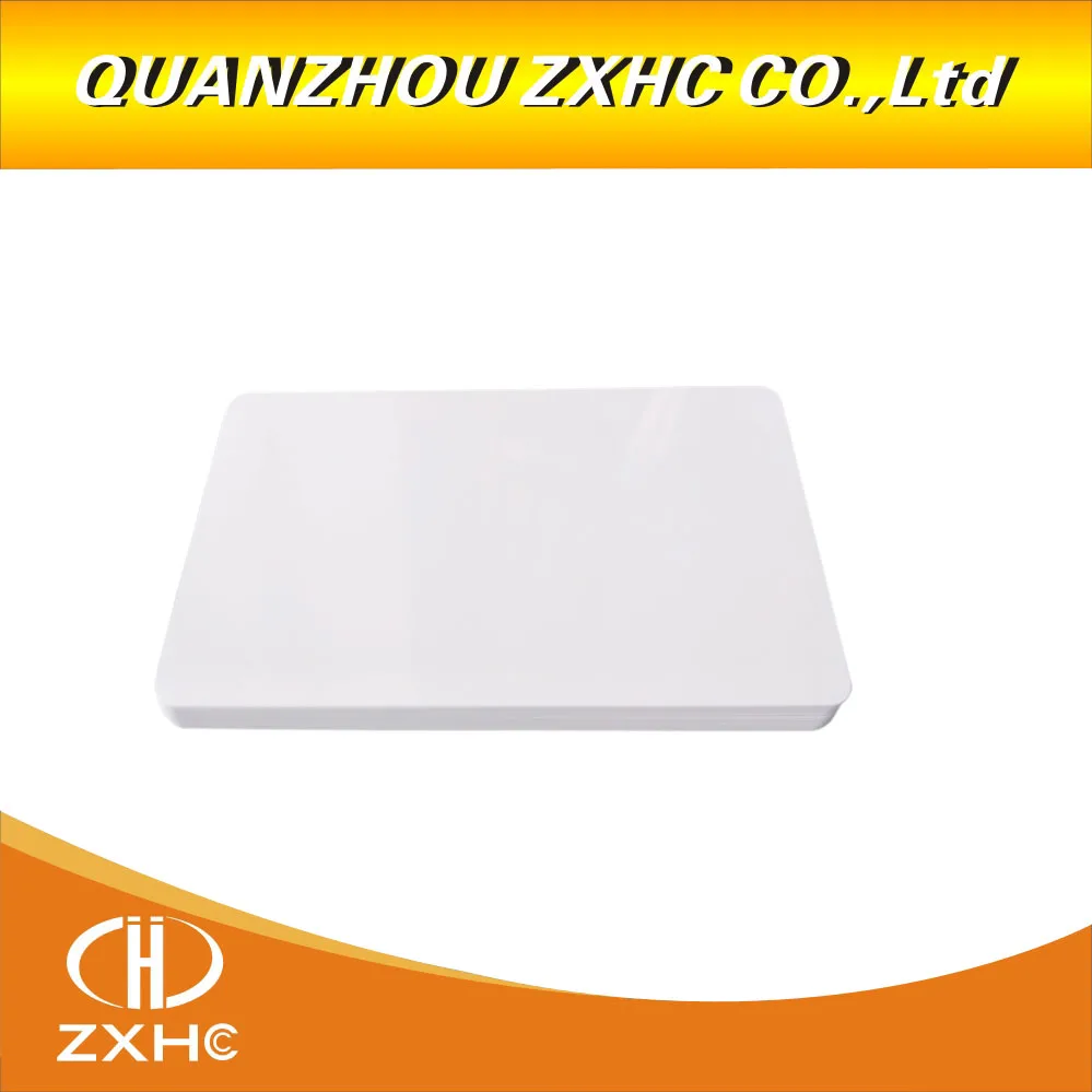 (10PCS) ISO 15693 I-code Slix (Icode2) RFID CR80 PVC White Card